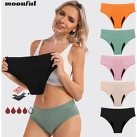 Bikini Menstrual Panties Woman Cotton Menstruaion Underwear Very Abundant Flow Absorvent Pad Period Panties Leak Proof Brief