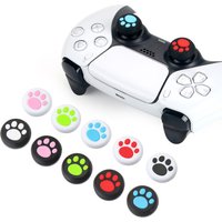 Cute Cat Paw Thumb Sticks Grips Controller Soft Silicone PS5 Joystick Cap Replacement For Sony PlayStation 5 PS5 PS4/3 XBox