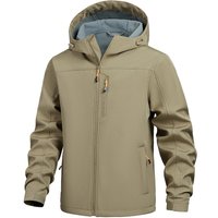 Autumn Winter Hooded Jackets For Man Outdoor Hiking Hunting Fishing Waterproof Hooded Casual Fleece Jackets Men Outwear Coats