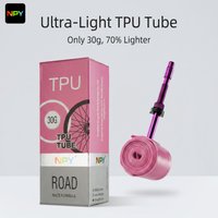 NPY New Purple models Metal nozzle Tpu Inner Tube Metal Nozzle External Thread Tube 700x18-32c Road Bike Inner Tire