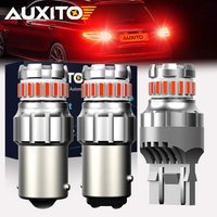 2X Red LED P21W 1156 BA15S Brake Stop Reverse Tail Light Bulb P21/5W 7443 W21/5W W21W 3157 Signal Lamp For Toyota Peugeot 12V 7W