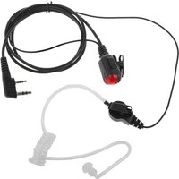 10x Security Covert Acoustic Earpiece Headset Mic PTT For Kenwood Baofeng Wouxun Quansheng Puxing 2Pin Radio Walkie Talkie