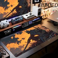 Dark Souls Mouse Pad Gaming XL Home HD Custom Mousepad XXL Mouse Mat Desk Mats Natural Rubber Carpet Non-Slip Laptop Mice Pad