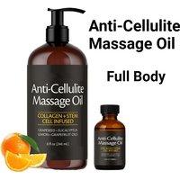 Anti-cellulite Body Massage Oil 240/100ml Natural Aromatherapy Relaxing Soothing Skin Care Essential Oil for Full Body Massage