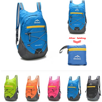 Foldable Backpack Outdoor Lightweight Travel Bag Waterproof And Wear-resistant Casual Sports Bag Fashionable Storage Beach Bag