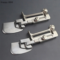 Adjustable Hemming, Roller Crimping, Folding, And Binding Presser Foot For Domestic And Industrial Flatbed Sewing Machines