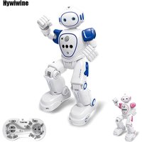 Robot Rc Emo Samrt Intelligent 2.4G Infrared Sensor Wireless Dance Music Robo Remote Control Programming Robot Toys for Girls