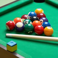 Mini Pool Table Set for Kids Playroom Snooker Table for Children Kids Adults