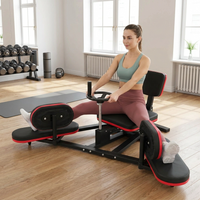 Adjustable Leg Stretcher Machine with Universal Wheels Smooth Edge for Leg Stretching Training - Convenient Angle Adjustment