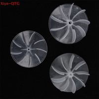 Hot!Small Power Mini Plastic Fan 4/6 Leaves Power Hair Dryer Motor Fan Leaf For Hairdryer Motor Accessories