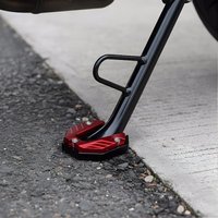 Heavy Duty Motorcycle Kickstand Extender Aluminum Large Side Stand Pad Plate for Extra Support in Rainy Weather