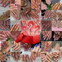 Surprise Box,96pcs(4 boxes) press on nails , Random delivery, multiple stylesNot limited to pictures, it has unlimited possibili