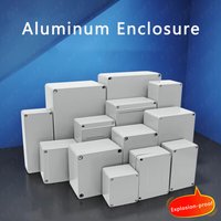 New Design IP67 Cast Aluminum Waterproof Case Outdoor Electronic Project Junction Box Sealed Terminal Enclosure for Electronics