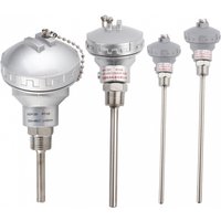 Resistance Temperature Detector PT100 Temperature Sensor Probe 1/2" NPT Thread Thermocouple Terminal Head Temperature Sensor