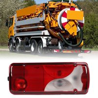 1Pc Truck Tail Light Lens Plastic Weatherproof Back Light Lamp Lens Replacement for MAN TGA TGX TGS Scania G P R S L T Series