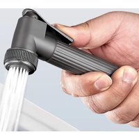 Portable Bidet Sprayer - Grey Muslim Shower, Toilet Bidet Faucet, Handheld Hygienic Spray Gun for Bathroom Cleaning