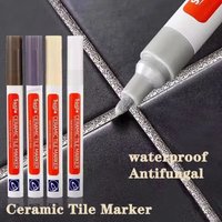 1/5Pcs Waterproof Tile Marker Grout Pen Wall Seam Pen For Tiles Floor Bathroom Decontamination Seam Repair Paint Brush Tools