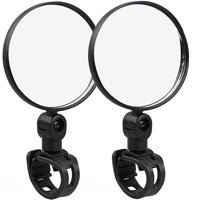 For MTB Road Bike 2PCS Bicycle Rearview Mirror 360 Degree Adjustable Rotatable Universal Cycling Handlebar Rear View Mirrors