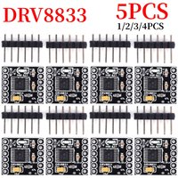 1-5pcs DRV8833 Motor Drive Module 6 Pin DC Gear Motor Driver 1.5A Single H Bridge Silent Stepper Motor Driver for Arduino