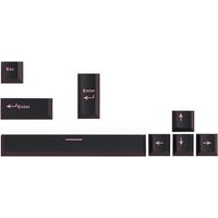 YMDK 8 Supplementary Keys PBT Double Shot Dye Sub Cherry Profile Keycaps for 61/68/84/87/98/100/104/108 Mx Mechanical Keyboard
