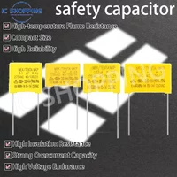 10PCS 275VAC Polypropylene Film Capacitor X2 0.01 0.1 0.15 0.022 0.22 0.33 0.47 0.56 0.68 1.2uf 104K 1uf Correction Capacitor