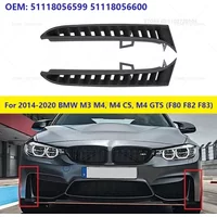 For 2014-2020 BMW M3 M4, M4 CS, M4 GTS (F80 F82 F83) Front Bumper Lower Side Grille 51118056599 51118056600