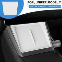 For Tesla Model Y Juniper 2025 2026 Car Wireless Charging Pad Center Console Anti Slip Silicone Mat For Tesla Car Accessories