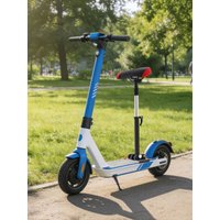 Electric Scooter Seat Adjustable Height 45-65cm Aluminum Alloy Telescopic Tube Seat with No Punching Installation for Xiaomi M365 (OT-ES-0026)