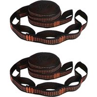 New 2Pcs 5 Ring High Load-Bearing Barbed Hammock Straps Special Reinforced Polyester Straps For Outdoor Camping Hammock Straps