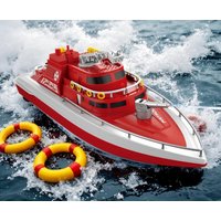 Remote Control Boat on Lake Pool H158 H160 H139 Fireboat Rescue Water-Spraying 15km/h 38CM Pool Water Toy For Kids Boys Beginner