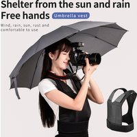1 set of adjustable shoulder straps, umbrella holder, and straps can free up hands for photographers and outdoor activities