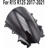 Black Clear Windscreen Windshield For Yamaha R125 2017-2018-2019-2020-2021 High Quality Convention Fit YZF Wind Deflectore