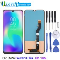 TFT LCD Screen For Tecno Pouvoir 3 Plus, LB8 / LB8a Phone LCD Display Touch Screen Repair Replacement Spare Part