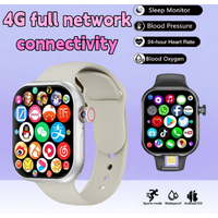 Premium VP29 4G Android Smartwatch Full Network 2.29 inch Rotating Camera SIM GPS WIFI NFC Health Management Google Play Store