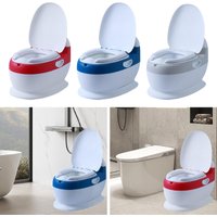Toddler Potty Training Toilet Sturdy Realistic Non Slip Easy to Clean Comfortable Multifunctional Compact Ergonomic Toilet Seat