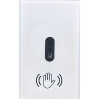 1pc Wall Light Switch Wave Infrare IR Sensor No Need Touch US 220V 110V Glass Screen Panel Electrical Power On Off Lamp