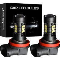 2Pcs H8 H11 Led HB4 9006 HB3 9005 Fog Lights Bulb 3030SMD 1200LM 6000K White Car Driving Running Lamp Auto Leds Light 12V