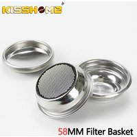 Coffee Filter Baskets 58mm Stainless Steel Fit For E61 Gaggia Portafilter Replacement Espresso Maker Accessories Barista Tools