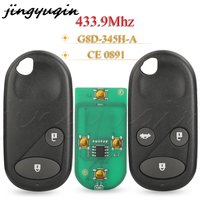 JYQ G8D345HA Remote Car Key 433MHz For Honda Civic Accord CRV HRV FRV Jazz Fob Contol G8D-345H-A /344H-A/382H-A/348H-A/452H/350H