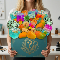 Fruit Ice Cube Popsicle Sensory Fidget Toy Surprise Stress Relief Slow Rising Squishy Gift for Adults
