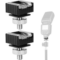 Camera Accessories U Type 1/4" SC-6 Hot Shoe Cold Shoe Mount Adapter for Canon/Nikon/Sony Flash Light Stand