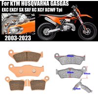 Motorcycle Front & Rear Brake Pads For KTM EXC EXCF SX SXF XC XCF XCWF Tpi 85 125 250 300 350 450 2003-2023 Enduro Dirt Pit Bike
