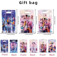 10-50Pcs Kpop Theme Gift Bag Birthday Party Candy Loot Bags Goody Bag for Boys Girls Baby Shower Supplies Kids Party Favors