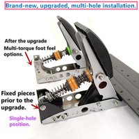 Simulated Racing Game Modification Pedal Clutch Throttle Brake Hydraulic Spring Damper Mod Kit For FANATEC DD PRO CSL Pedal