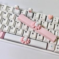 6.25u Space Keycap Cross Axis Mechanical Keyboard OEM Height Bow Rabbit Rabbit Personalized Key Caps
