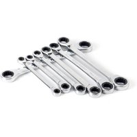 1-Piece Double Ratchet Wrench Spanner Tool Hand Tool 72-Tooth Chrome Vanadium Steel Mirror Finish