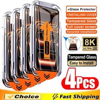 1-4PCS 8K Oleophobic Coating Dust Free Easy Install Screen Protector For Xiaomi 15T Pro 15TPro Xiaomi15T Mi 15T Tempered Glass