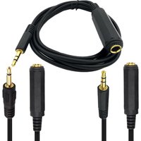6.35mm Female to 3.5mm Male 3.5 mm Mono to 6.35 6.5 mm Plug Jack Stereo Hifi Mic Audio Extension Cable 0.3m 1.5m