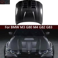 For BMW M3 G80 M4 G82 G83 Carbon Fiber Hood Engine Cover Hood Car Headliner P Style Car Accessories Upgrade body kit