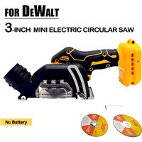 VILASTING Electirc Angle Grinder Mini 3Inch Electirc CUT OFF Tool Cutting Circular Saw Machine Tool Fit DeWALT 18V Battery Pin